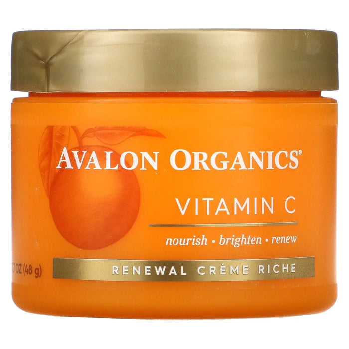 Avalon Organics Face Creme Vitamin C Renewal Rich  - 1.7 Oz