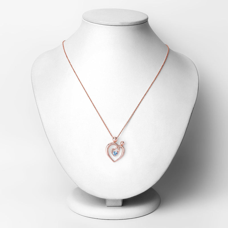 Bids.com 0.28 Carat Genuine Swiss Blue Topaz .925 Sterling Silver Pendant Pendants