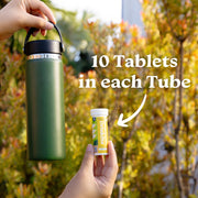 Drinklits Orange & Lemon Flavored Hydration Tablets – (2) Tube Combo Pack Immunity Hydration Electrolyte Tablets