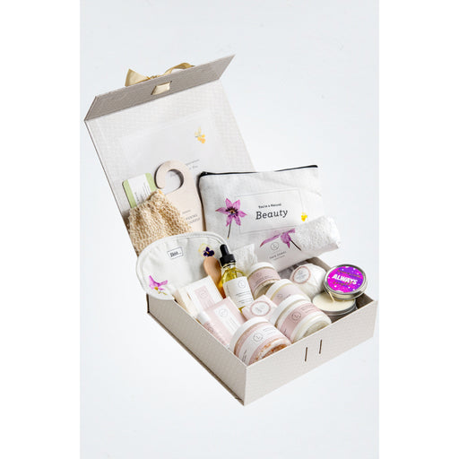 Lizush A Special Day Gift, Birthday Gift Basket, Lavender Natural Bath & Body Gift set for Her