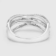 Bids.com 0.46 Carat Genuine White Diamond 14K White Gold Ring (F-G Color, SI Clarity) Rings