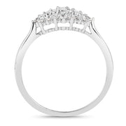 Bids.com 0.37 Carat Genuine White Diamond 14K White Gold Ring (E-F Color, VS-SI Clarity) Rings