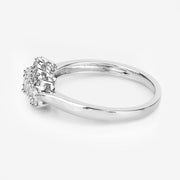 Bids.com 0.37 Carat Genuine White Diamond 14K White Gold Ring (E-F Color, VS-SI Clarity) Rings
