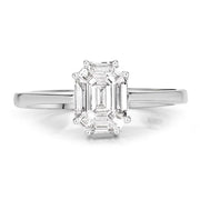 Bids.com 0.48 Carat Genuine White Diamond 18K White Gold Ring Rings