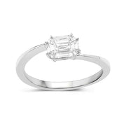 Bids.com 0.33 Carat Genuine White Diamond 18K White Gold Ring (F-G Color, VVS-VS Clarity) Rings