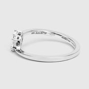 Bids.com 0.33 Carat Genuine White Diamond 18K White Gold Ring (F-G Color, VVS-VS Clarity) Rings