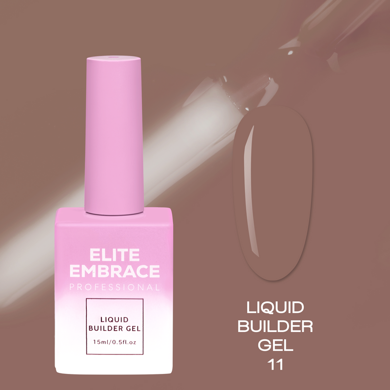 nbmsupply ELITE EMBRACE Professional Liquid Builder Gel 11 15ml ELBG1115