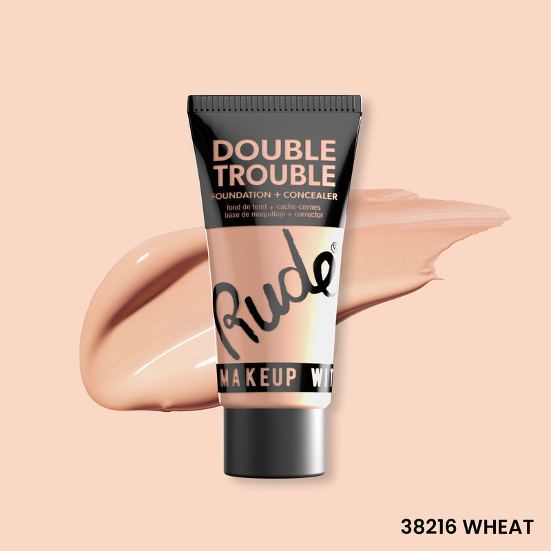 Rude Cosmetics Double Trouble Foundation and Concealer Foundation