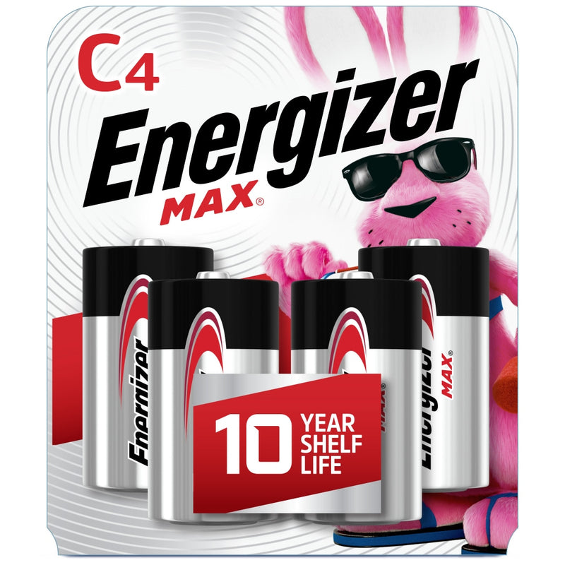 Energizer Energizer Max Premium C Batteries, Alkaline C Cell Battery (4 Count) E93Bp-4 Batteries