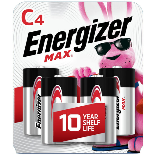 Energizer Energizer Max Premium C Batteries, Alkaline C Cell Battery (4 Count) E93Bp-4 Batteries