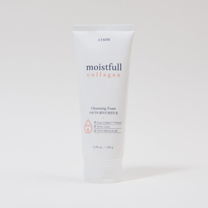 AsiaBeautyMall ETUDE Moistfull Collagen Cleansing Foam Face Cleanser