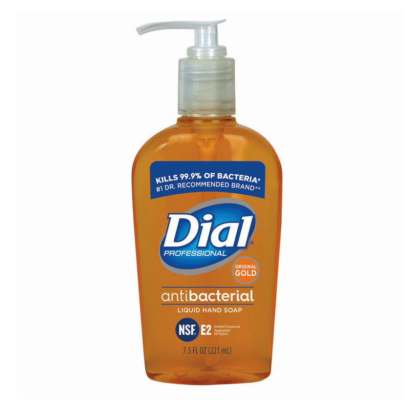 Dial Dial Professional DIA84014EA Gold Antibacterial Liquid Hand Soap Floral 7.5 Oz Pump Liquid Hand Soap White Smoke