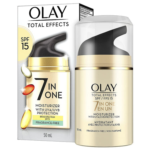Olay Olay Total Effects Face Moisturizer Fragrance-Free - SPF 15 - 1.7 Fl Oz Face Moisturizer White Smoke