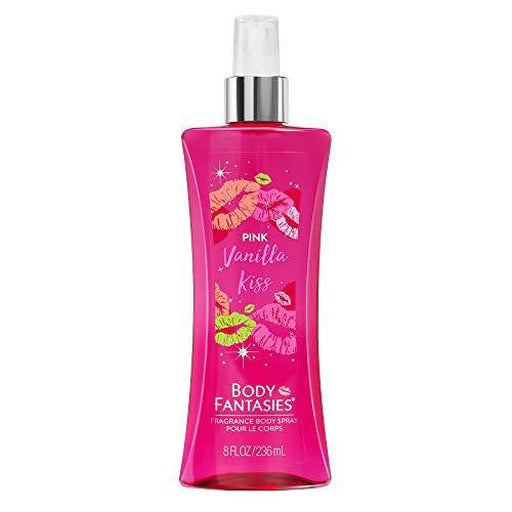 Body Fantasies Body Fantasies Signature Pink Vanilla Kiss Fantasy Fragrance Spray 8.0 Oz / 236 Ml Health & Beauty