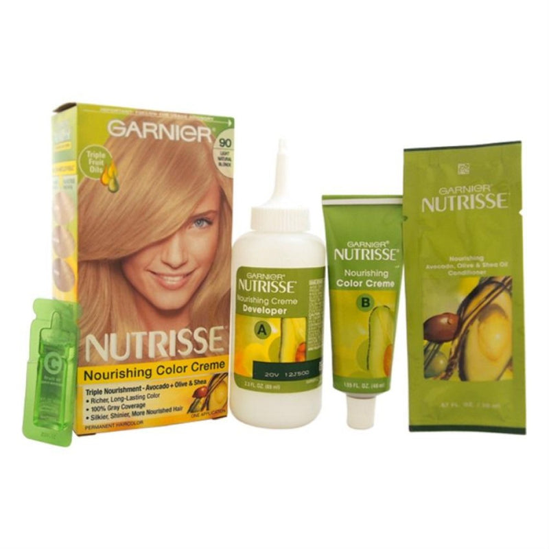 Nutrisse Garnier Nutrisse Nourishing Color Creme 90 Light Natural Blonde Hair Color
