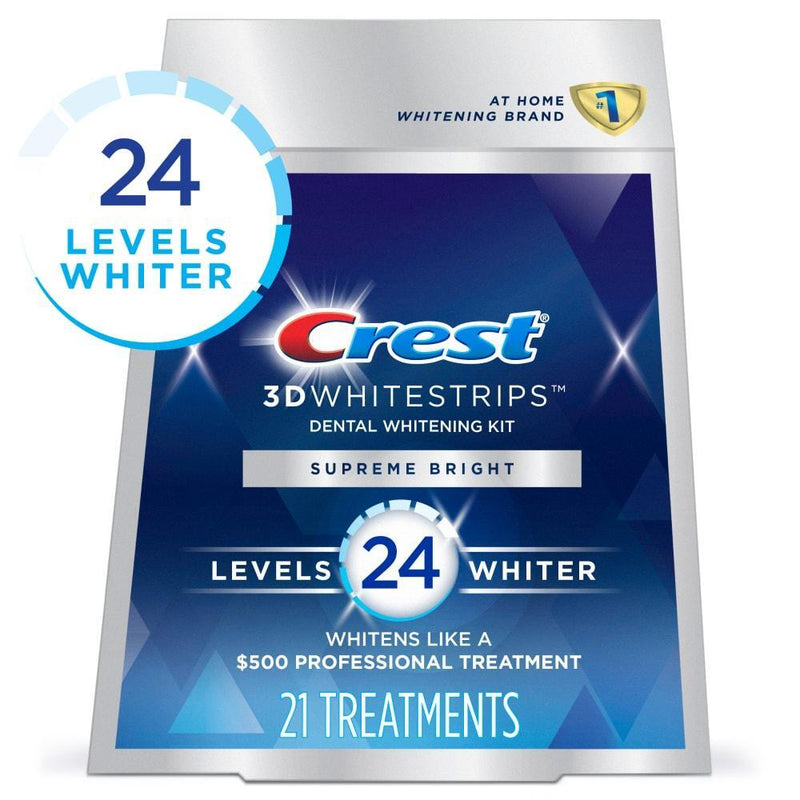 Crest Crest 3D Whitestrips Age Defying/Renew Dental Whitening Kit, 42 Strips Teeth Whitening White Smoke