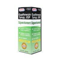 0 Guaifenesin Syrup For Cough Suppressant, Alcohol Free - 4 Oz Medicine Cabinets