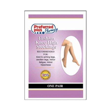 0 Preffered Plus Fashion Knee High Stockings Microfiber 15-20 # 1638, Beige - Large Medicine Cabinets White Smoke