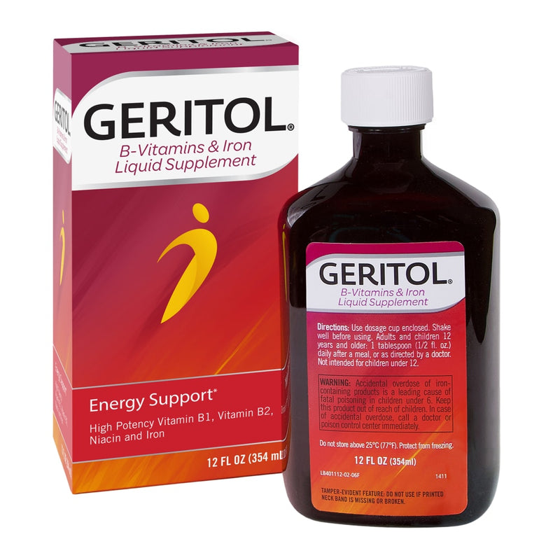 Geritol Geritol Liquid Vitamin And Iron Energy Support Supplement Vitamins & Supplements
