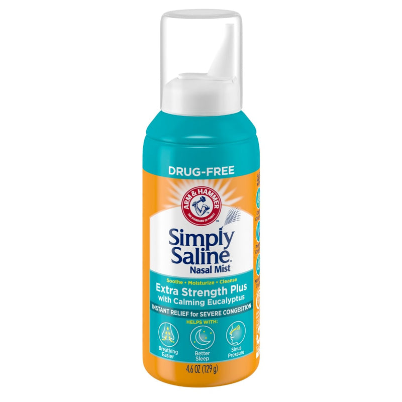 Simply Saline Simply Saline Extra Strength Plus Eucalyptus Severe Congestion Nasal Mist, 4.6 Oz Respiratory Care