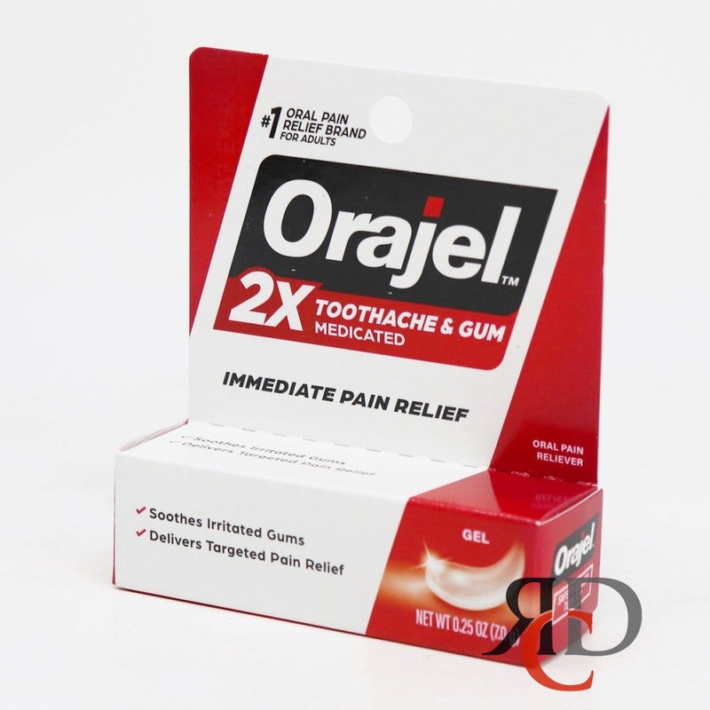 Orajel Orajel Instant Pain Relief Gel, 2x Strength, 0.25 Oz Personal Care
