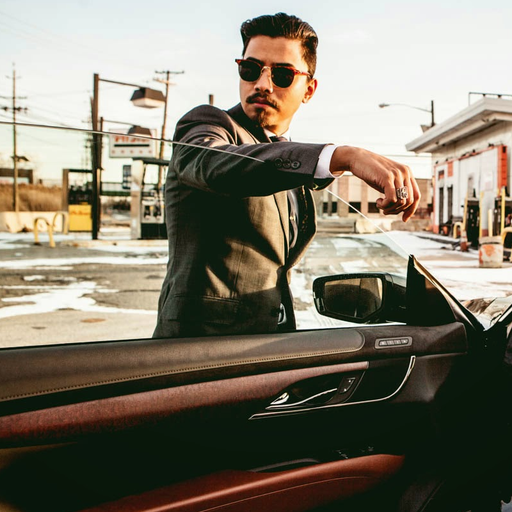 zeroUV Vintage Half Frame Polarized Horned Rim Sunglasses 2936 Sunglasses