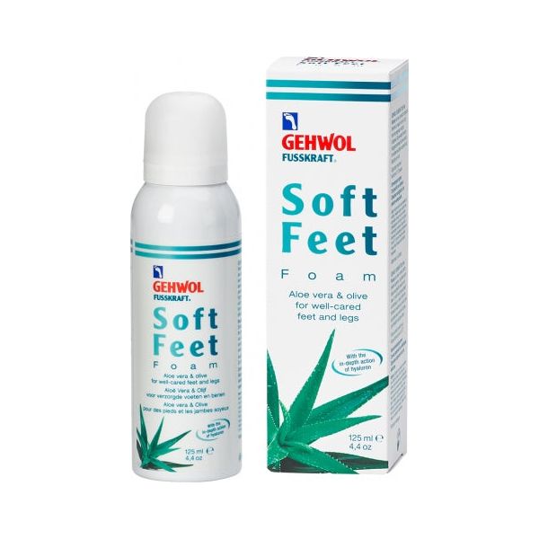 Gehwol Soft Feet Mousse avec Aloes 125ml - 4.2 Oz