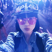 zeroUV Rimless Monoblock Cut PC Color Lens Rimless Sunglasses A368 Sunglasses