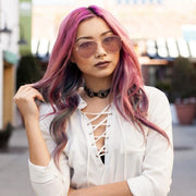 zeroUV Modern Flat Lens Wire Metal Aviator Sunglasses A174 Sunglasses