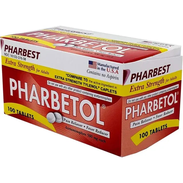 Acetamin Pharbetol  Tab Es 500mg Phb 100 Health Care