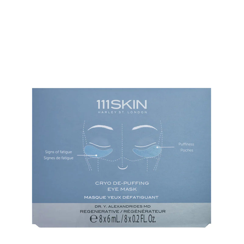 Nava Beauty 111SKIN Cryo De-Puffing Eye Mask Box Eye Care Light Slate Gray Default Title