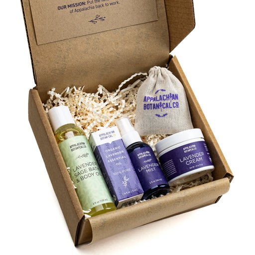 Appalachian Botanical Co. Signature Lavender Collection Bath & Body Gift Sets White Smoke