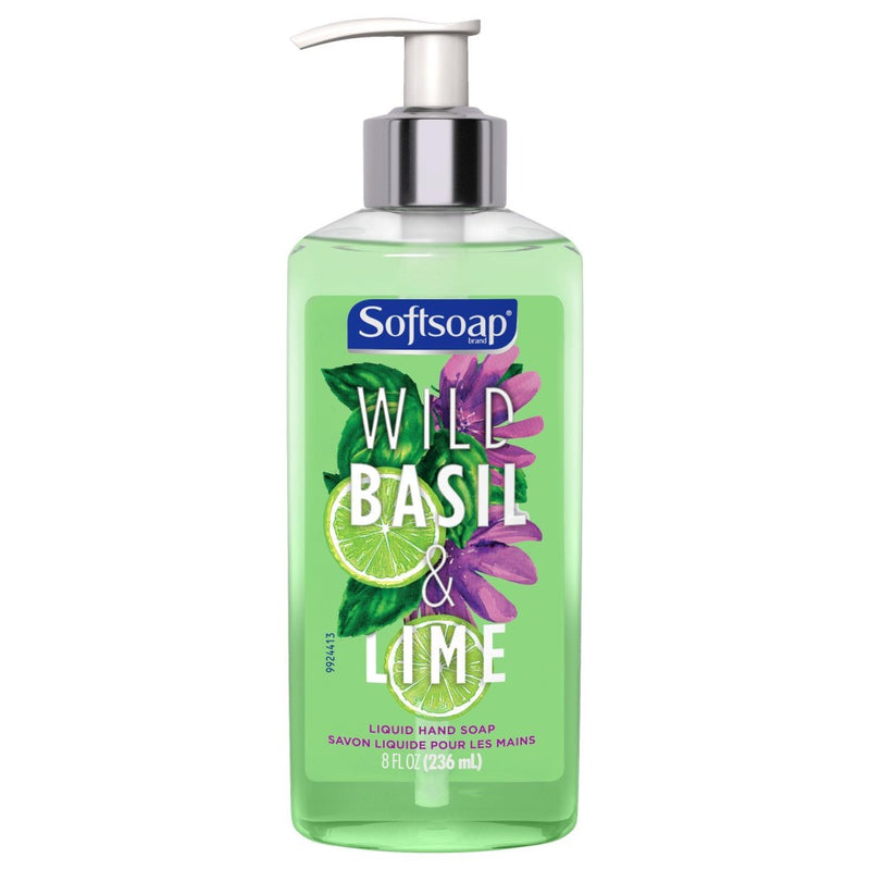 Softsoap Softsoap Wild Basil & Lime Liquid Hand Soap 8.00 Fl Oz Liquid Hand Soap White Smoke