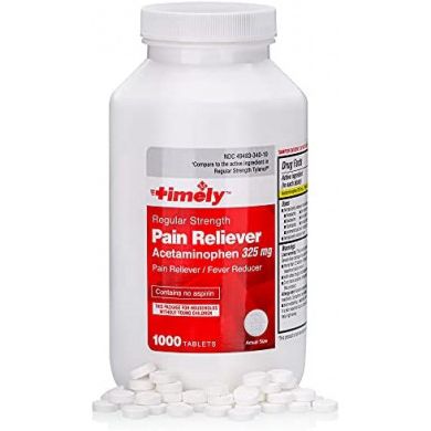 Time-cap Labs, Inc. Timely Regular Strength Pain Relief - 325 Mg Health Care