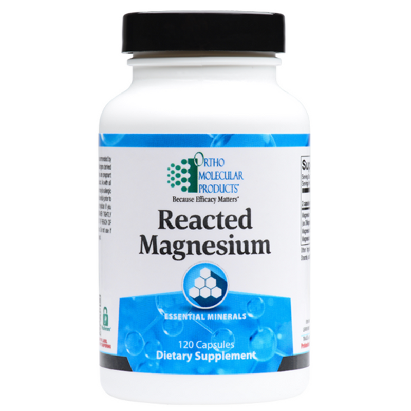 Ortho Molecular Products Ortho Molecular Reacted Magnesium 120 caps Vitamins & Supplements White Smoke