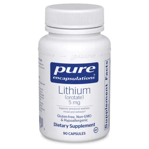 Pure Encapsulations Pure Encapsulations Lithium Orotate 5 Mg, 90 Capsules Vitamins & Supplements