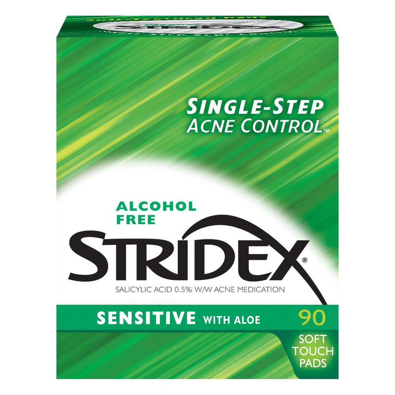 Stridex Stridex Medicated Acne Pads, Sensitive Skin 90 Pads Acne Pads White Smoke