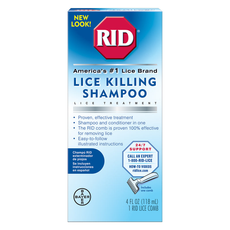 RID RID Lice Killing Shampoo – 4-Ounce Bottle Shampoo