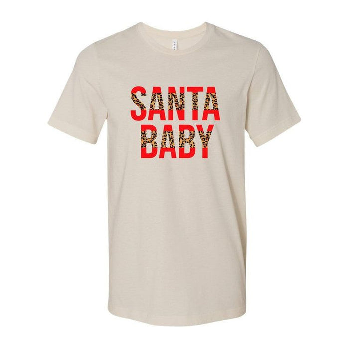 Leopard Santa Baby Graphic Tee