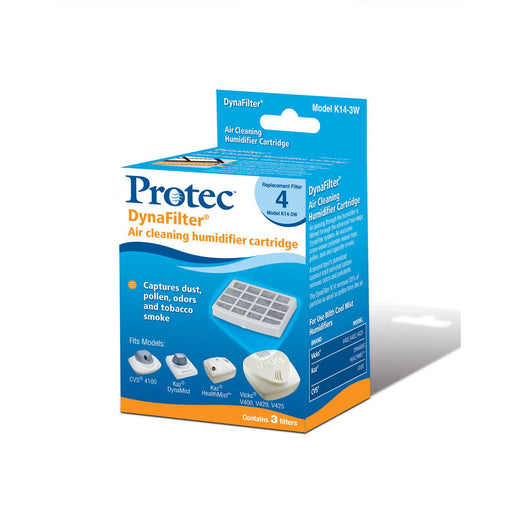 Protec Protec Dynafilter Air Cleaning Humidifier Cartridge 3 Pack Humidifiers