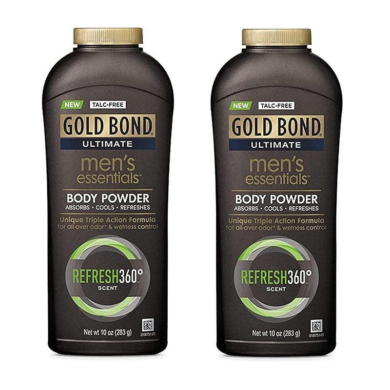 Gold Bond Gold Bond Ultimate Men's Essentials Body Powder Refresh 360 Scent Body Powder White Smoke