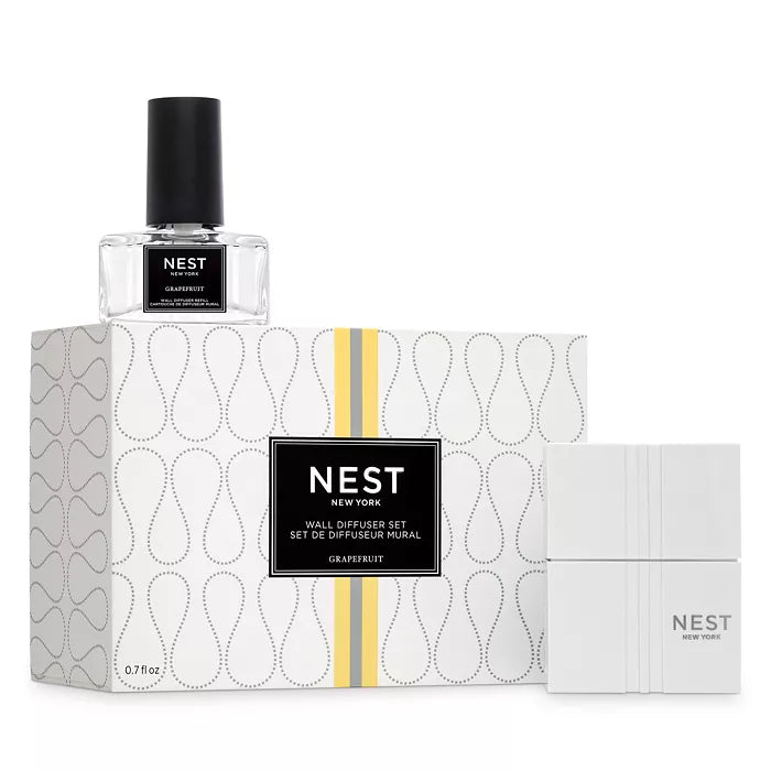 Nava Beauty Nest New York Wall Diffuser Grapefruit Set 0.7 OZ White Smoke