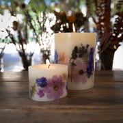 Rosy Rings Roman Lavender Petite Oval Botanical Candle Petite Botanical Candle
