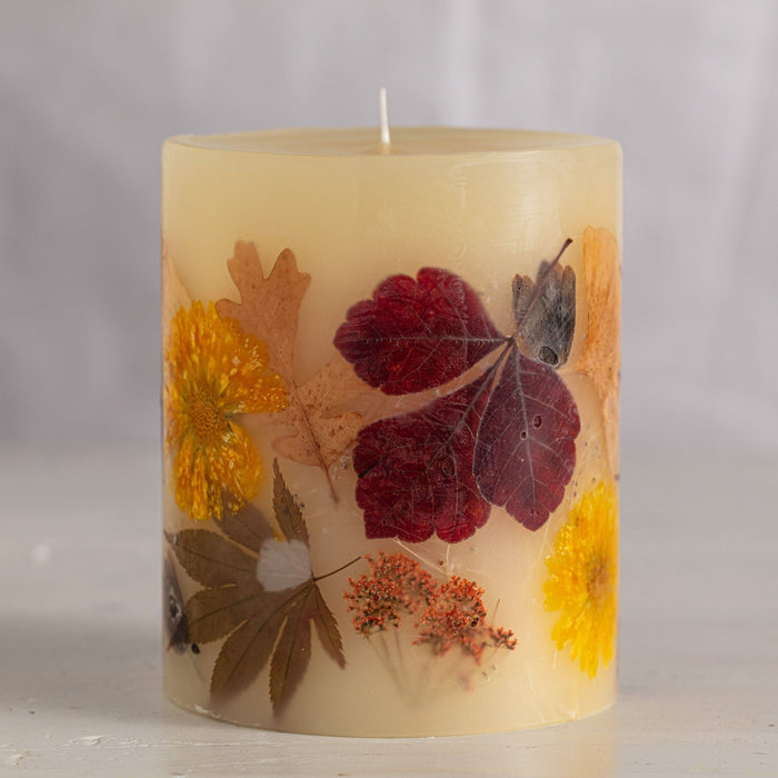 Harvest Pumpkin Small Round Botanical Candle