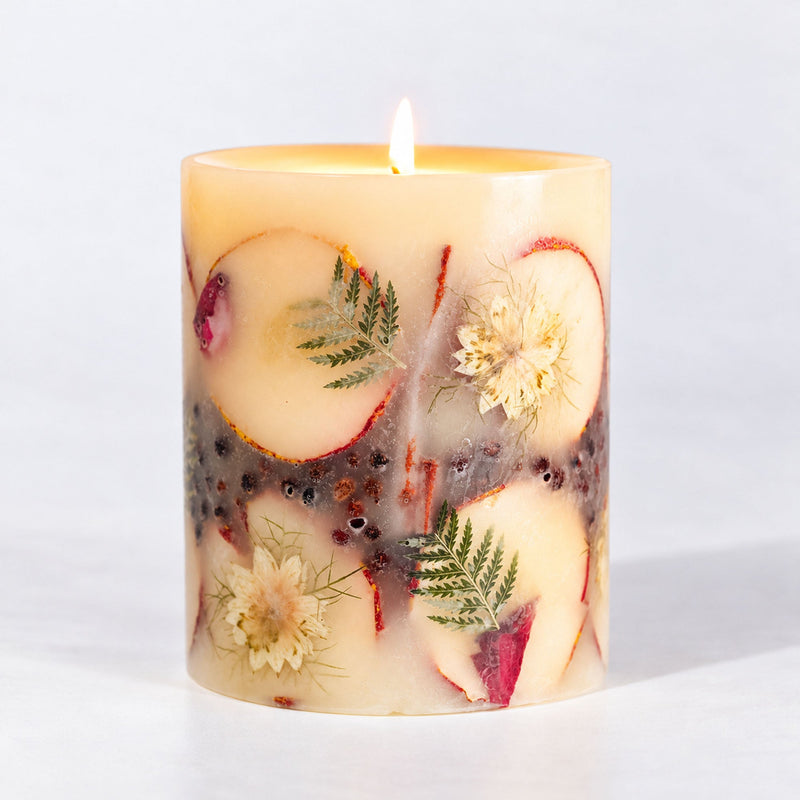 Rosy Rings Accent Botanical Candle - Spicy Apple Small Botanical Candle Lavender