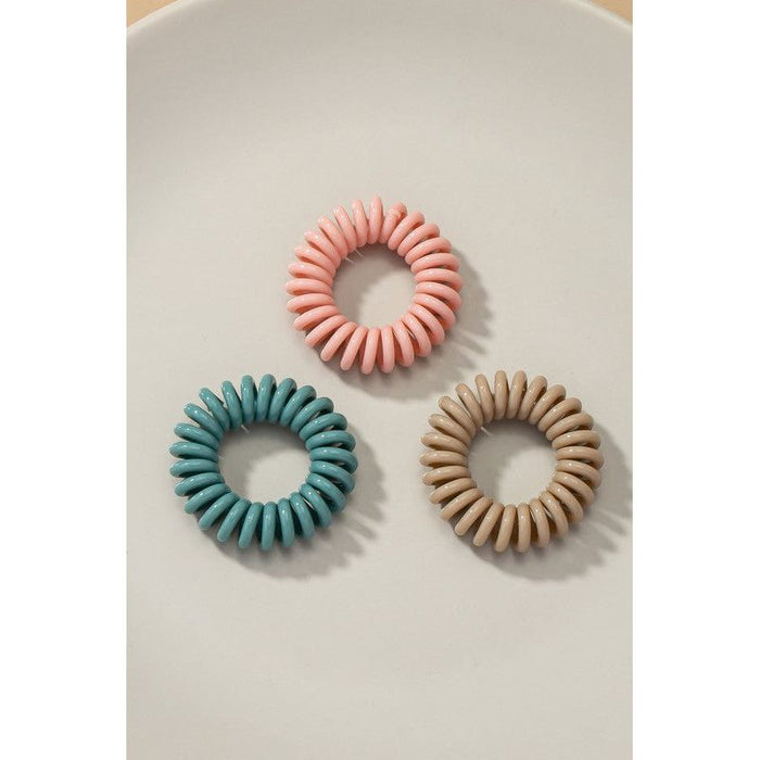 3-Piece Set Coil Hair Ties