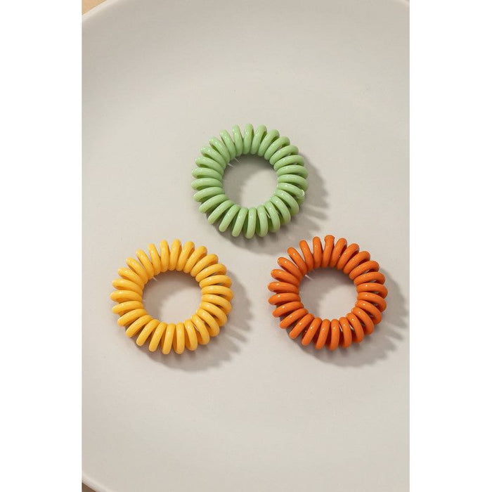 3-Piece Set Coil Hair Ties