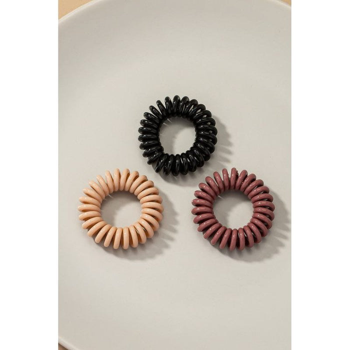 3-Piece Set Coil Hair Ties