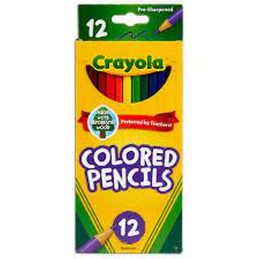 Crayola Crayola Long Colored Sharpened Pencils 12ct Pencils