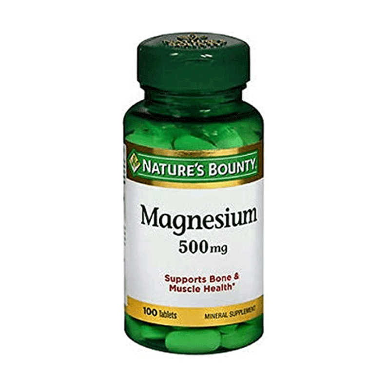 Nature's Bounty Nature's Bounty High Potency Coated Tablets 500 Mg Magnesium Vitamins & Supplements